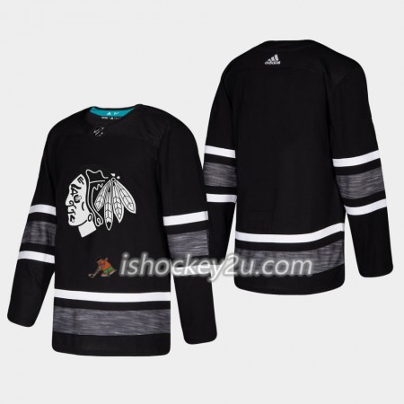 Mænd NHL Chicago Blackhawks Trøje Blank Sort 2019 All-Star Adidas Authentic